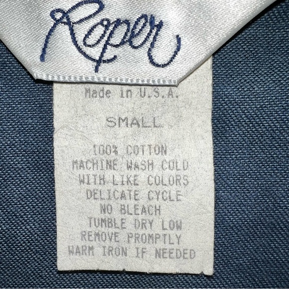 Roper Vintage Vest Size Small - Picture 6 of 6